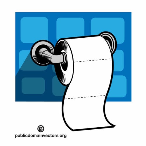 WC-paperivektorikuva