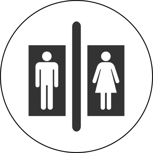 Toilet pictograph afbeelding
