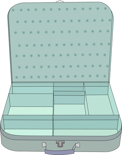 Koffer vectorillustratie