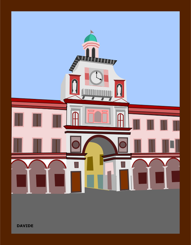 Image clipart vectoriel du Torrazzo
