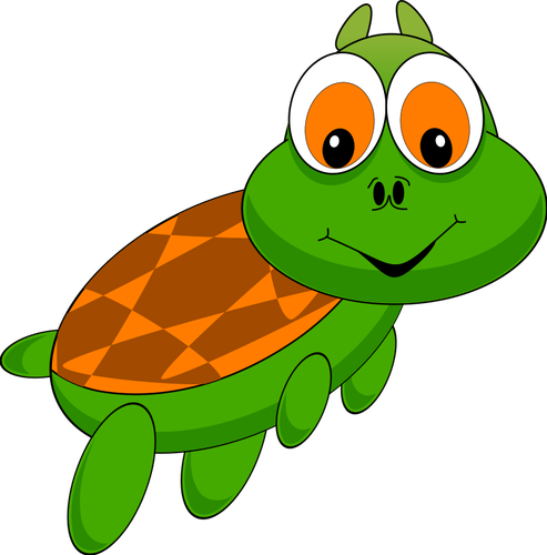 Kreslený mořská želva