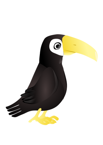 Sederhana toucan vektor ilustrasi