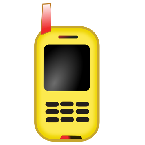Leksak mobiltelefon telefon vektor ClipArt