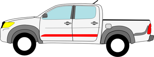 Toyota Hilux vektortegning