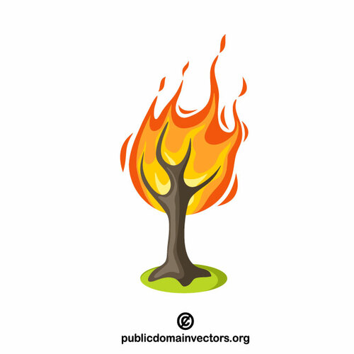 Membakar pohon