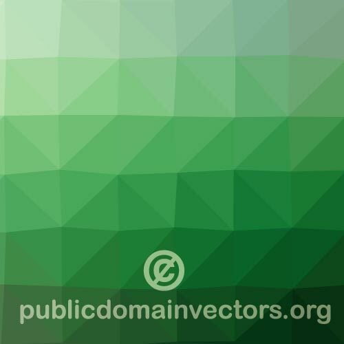 Grüne polygonalen Vektor-Muster