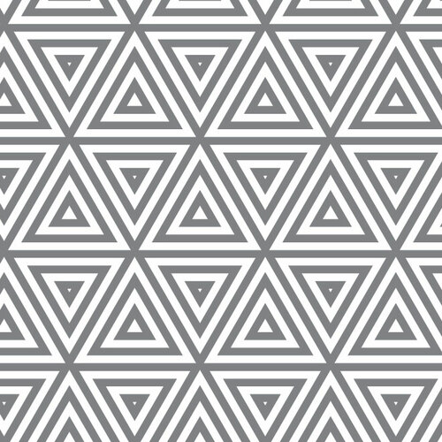 Driehoekige patroon grijs kleur