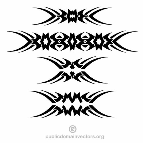 Plemienne wzory tatuaży