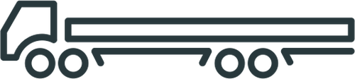 Vektor illustration av bogsering fordonet symbol