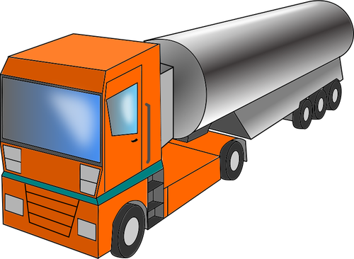 Kamion cisterny vektor