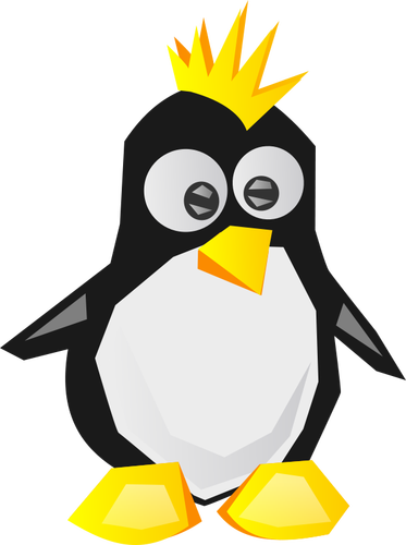 Linux logo vektör görüntü