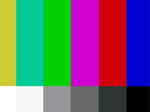 Imagem offline do vetor da tela da TV