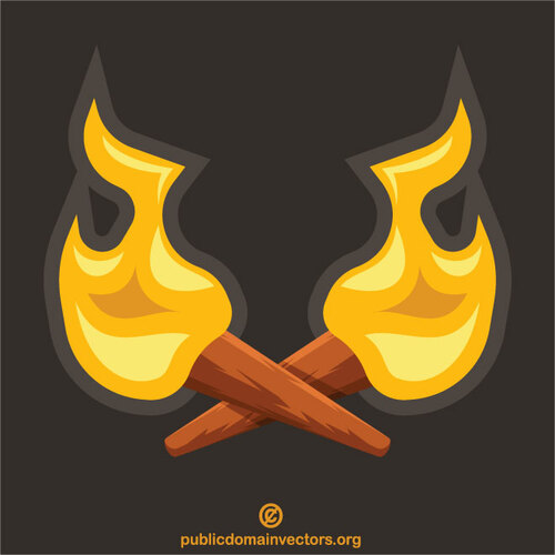 Two torches