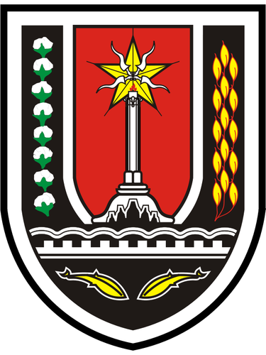 Semarang stad logotypen vektorbild