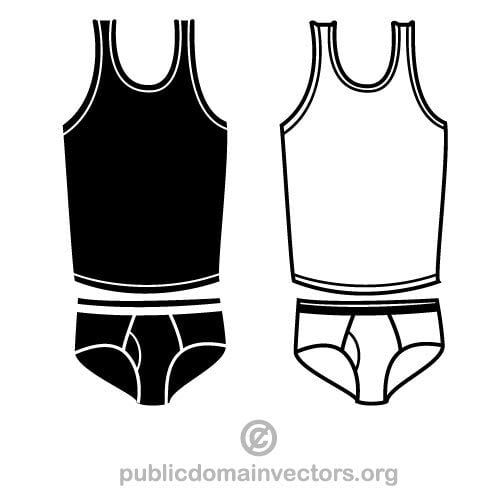 Graphiques vectoriels de sous-vêtements