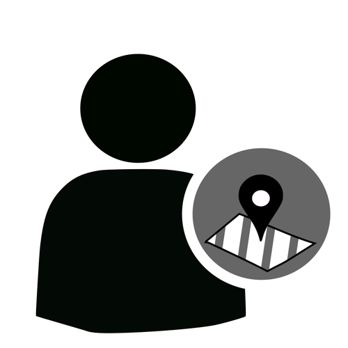 Icono de ubicación de usuario