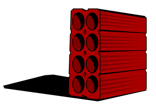 Red Brick vectoriale