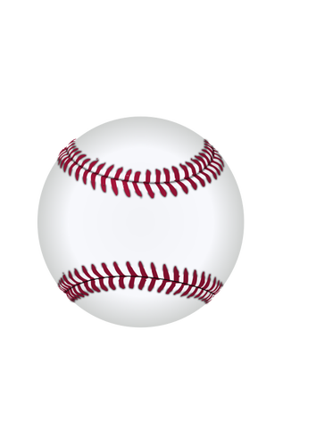 Векторный рисунок бейсбольный мяч