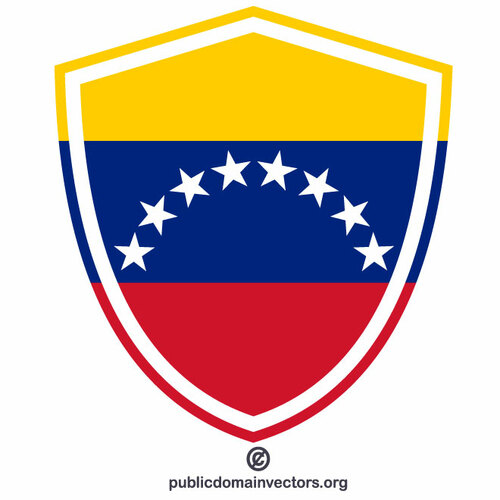 Bandiera venezuelana scudo araldico