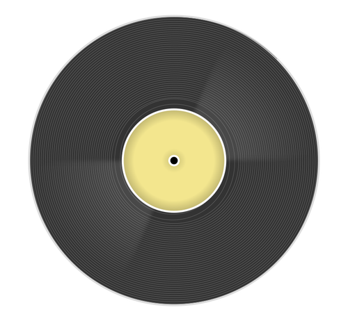 रंग vinyl रिकॉर्ड के ड्राइंग वेक्टर