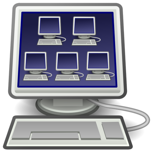 Immagine vettoriale Tango computer icona
