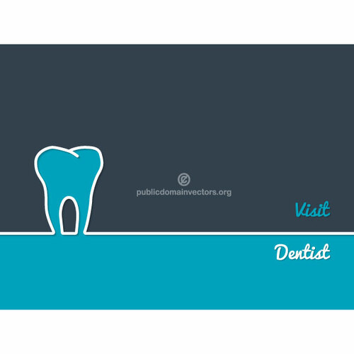 Besuchen Sie Zahnarzt grafischen Hintergrund
