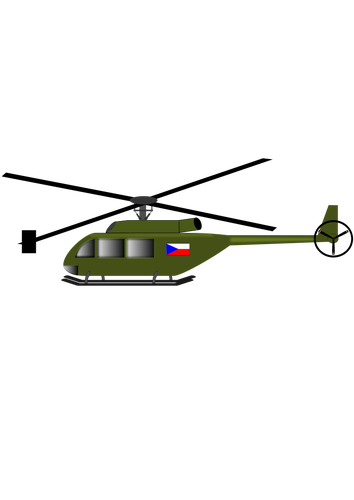 Seni vektor helikopter