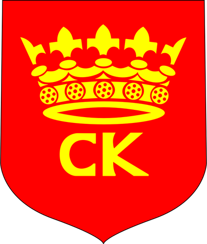 איור וקטורי של סמל העיר קילצה (kielce)