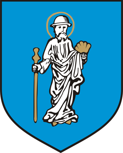Vector de la imagen del escudo de la ciudad de Olsztyn