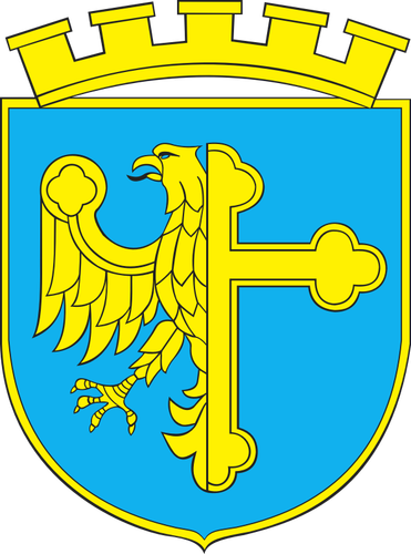 Vector illustraties van wapenschild van Opole stad