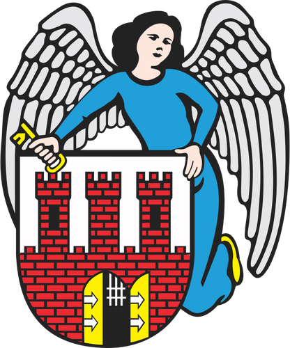 Vektor seni klip lambang kota Torun