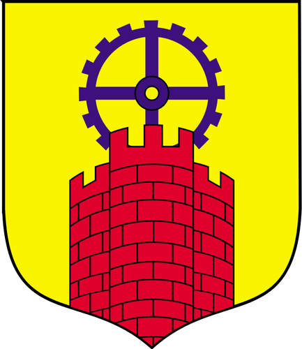 ClipArt vettoriale dello stemma della città di Zabrze