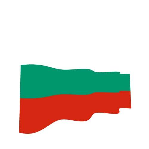 Flagga Bulgarien vektor