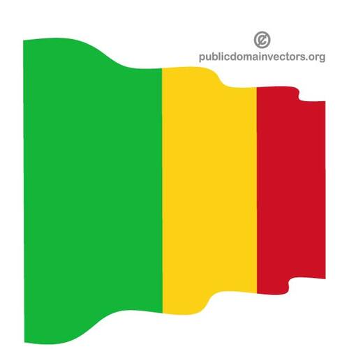 マリ共和国の波状の旗