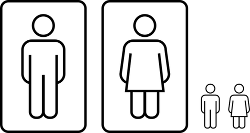 Symbole WC