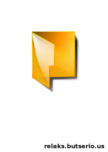 Przejrzysty komputera folderu ikona wektorowa