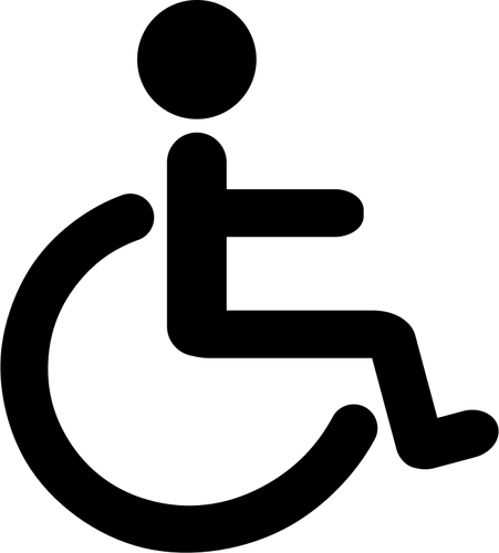 Image vectorielle de handicap pictograh
