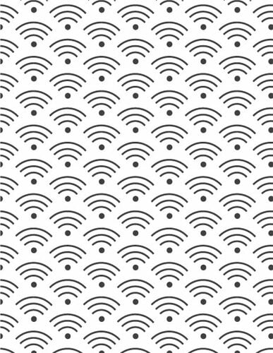 Wi-Fi bezešvé vzor