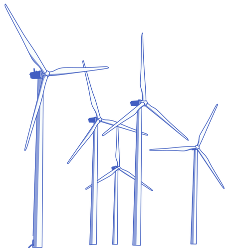 Ветер турбины изображение