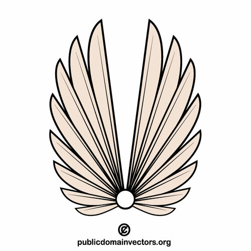 Wings logotype concept ontwerp