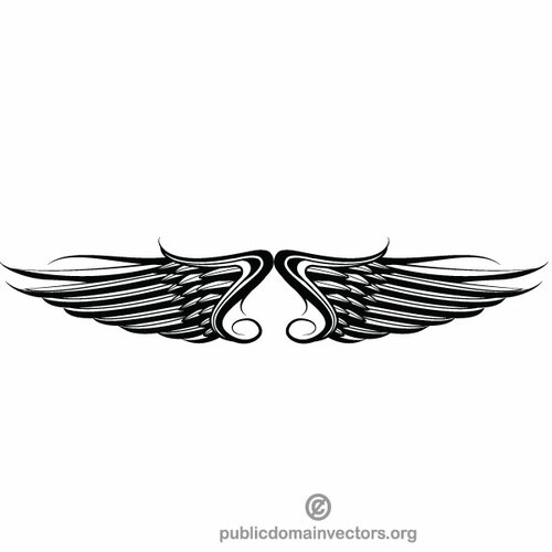 翅膀矢量图形 3
