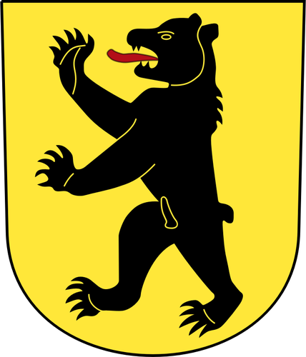 Vektor-Emblem der Stadt Bretzwil