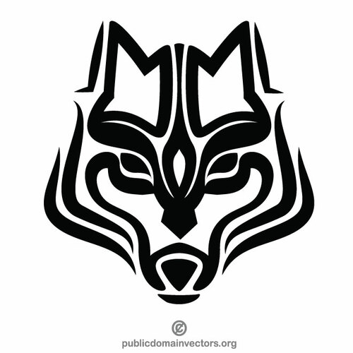 Wolf-tribal-Grafiken