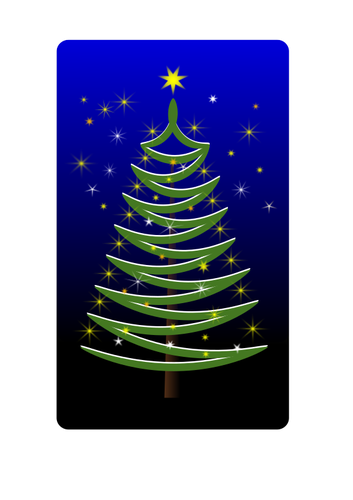 Stilize Noel ağacı