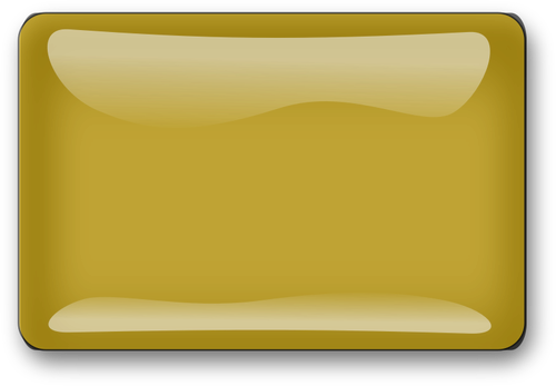 Квадратная кнопка желтый глянец