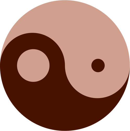 Ying-yang colorate