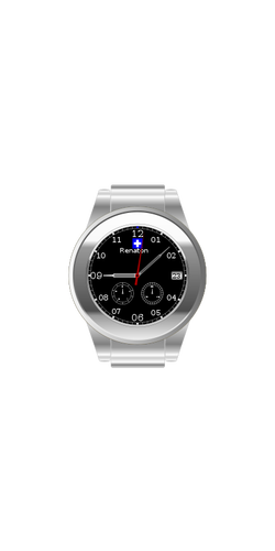 Imagen de vector de reloj de pulsera