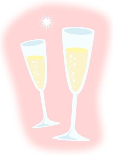 Шампанское векторное изображение