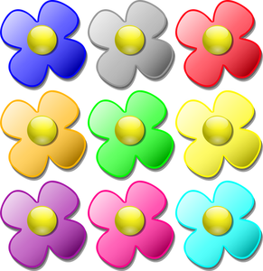 Bildresultat för tecknade blommor