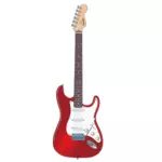 Röd elektrisk rock gitarr vektor ClipArt